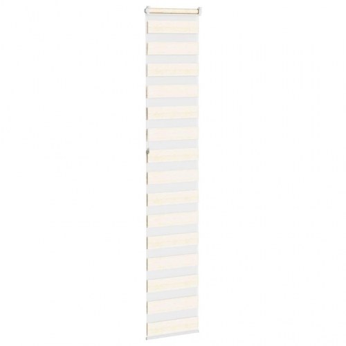 Zebragardin - marmorbeige 50×230 cm, stofbredde 45,9 cm, polyester