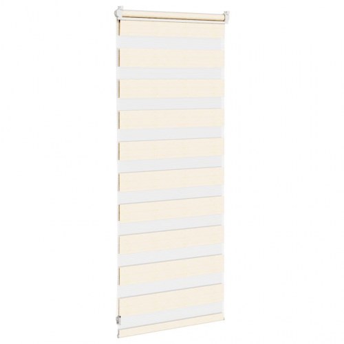 Zebragardin marmorbeige 55×100 cm - stofbredde 50,9 cm, polyester
