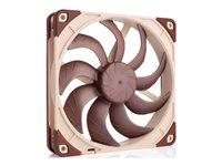 Noctua NF-A14x25 G2 LS-PWM 140 mm blæser – Beige/Brun