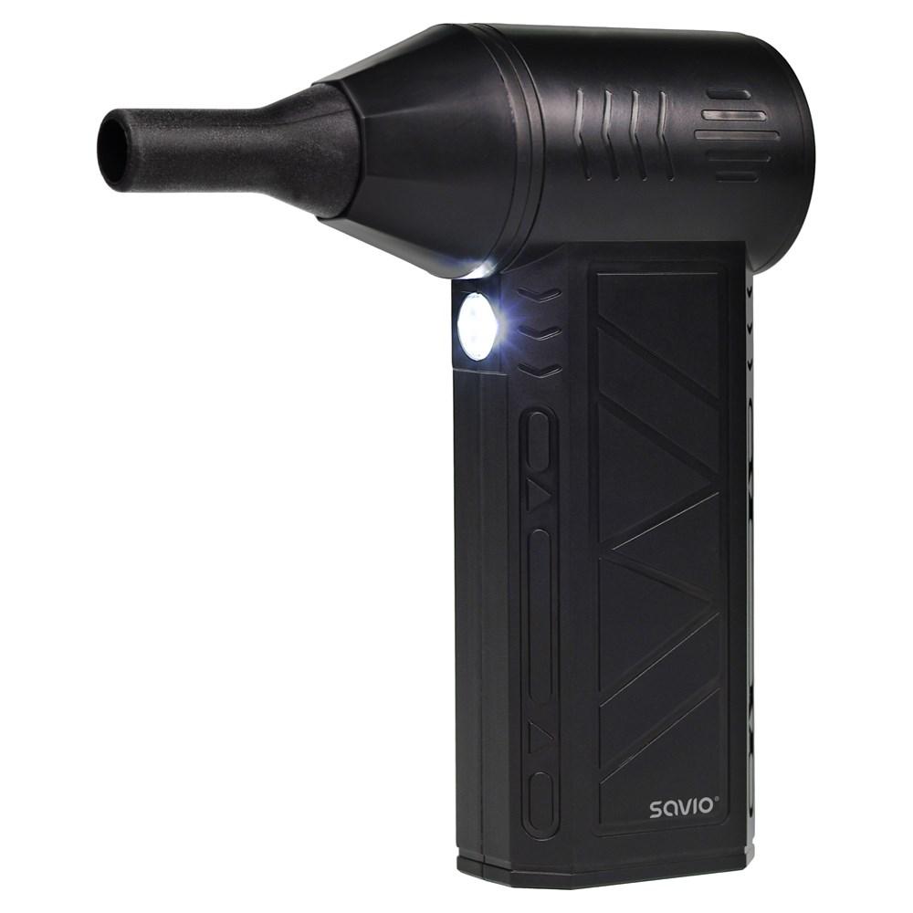 Savio MD-01 håndholdt løvblæser 60 W, 7,4 V, op til 140 km/t