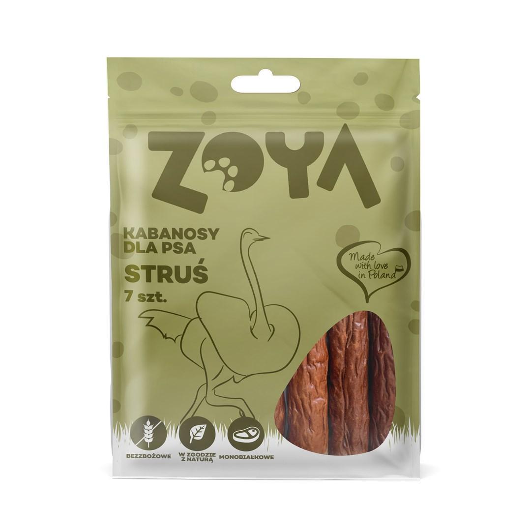 ZOYA strudsekabanos til hund – kornfri godbid, 7 stk
