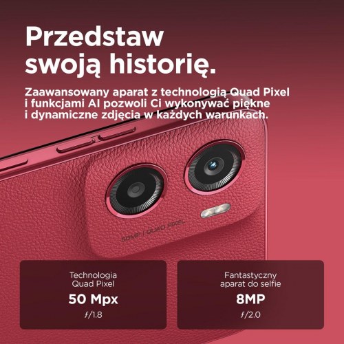 Motorola Moto G05 6,67" 4/128 GB – Plum Red smartphone