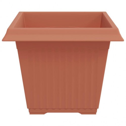 Firkantet Blomsterkrukke 24 stk Mursten Rød 43 x 43 x 33.5 cm