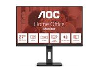 AOC Q27E3UMF 27" QHD VA skærm 75 Hz, HDMI/DP, USB-hub