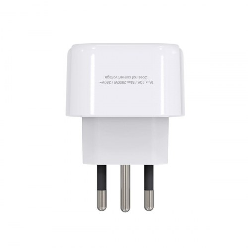 Scape Travel 850IT rejseadapter - EU til Italien, Schuko til Type L, 10 A