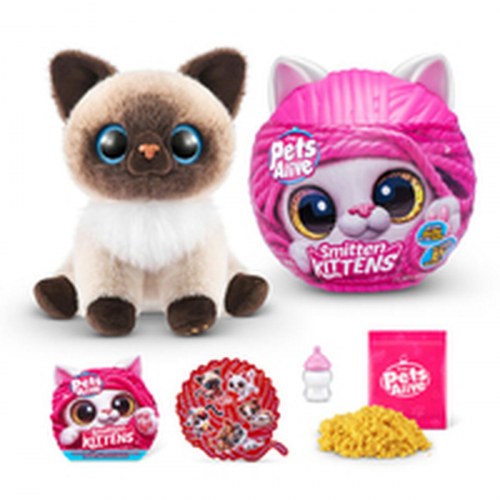 Zuru Pets Alive Smitten Kittens S1 - interaktiv babydukke i plys