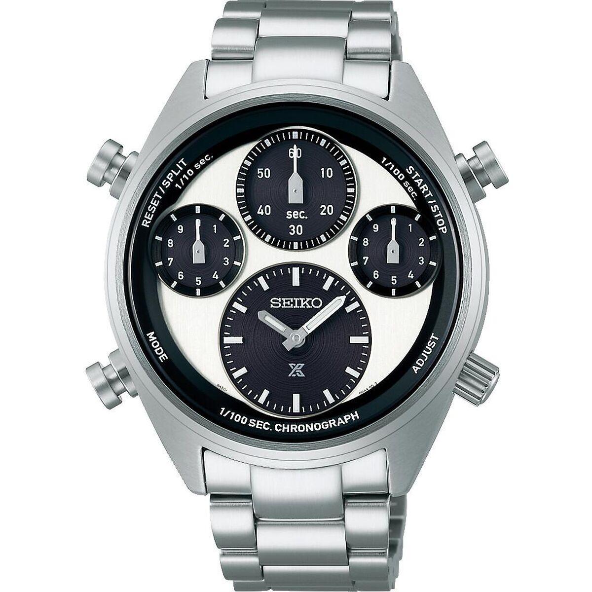 Seiko SFJ001P1 herreur - sølvfarvet chronograph 42 mm