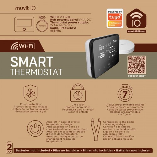 Muvit iO smart termostat - hvid