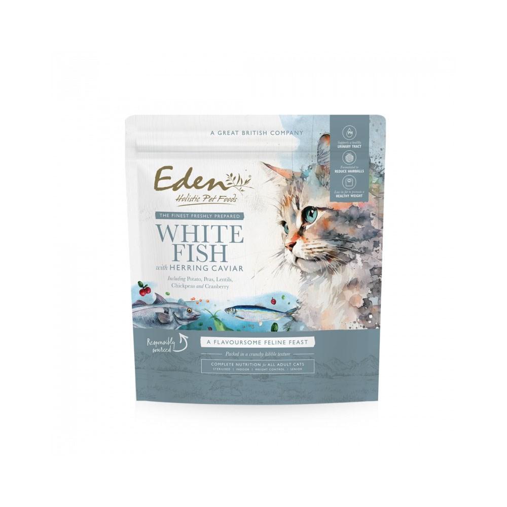 Eden White Fish with Herring Caviar - dry cat food - 1.5 kg