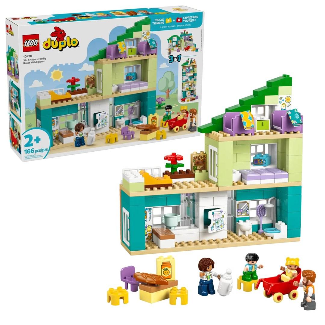 LEGO DUPLO 10470 - 3-i-1 Moderne Familiehus med figurer billede