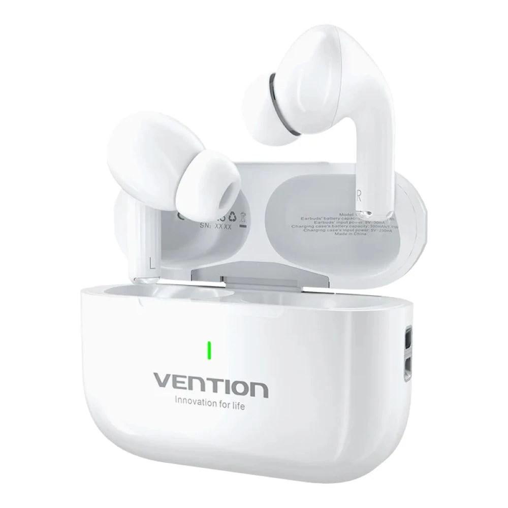 Vention Echo Lite E11 trådløse in-ear høretelefoner - Bluetooth 5,4, hvid billede