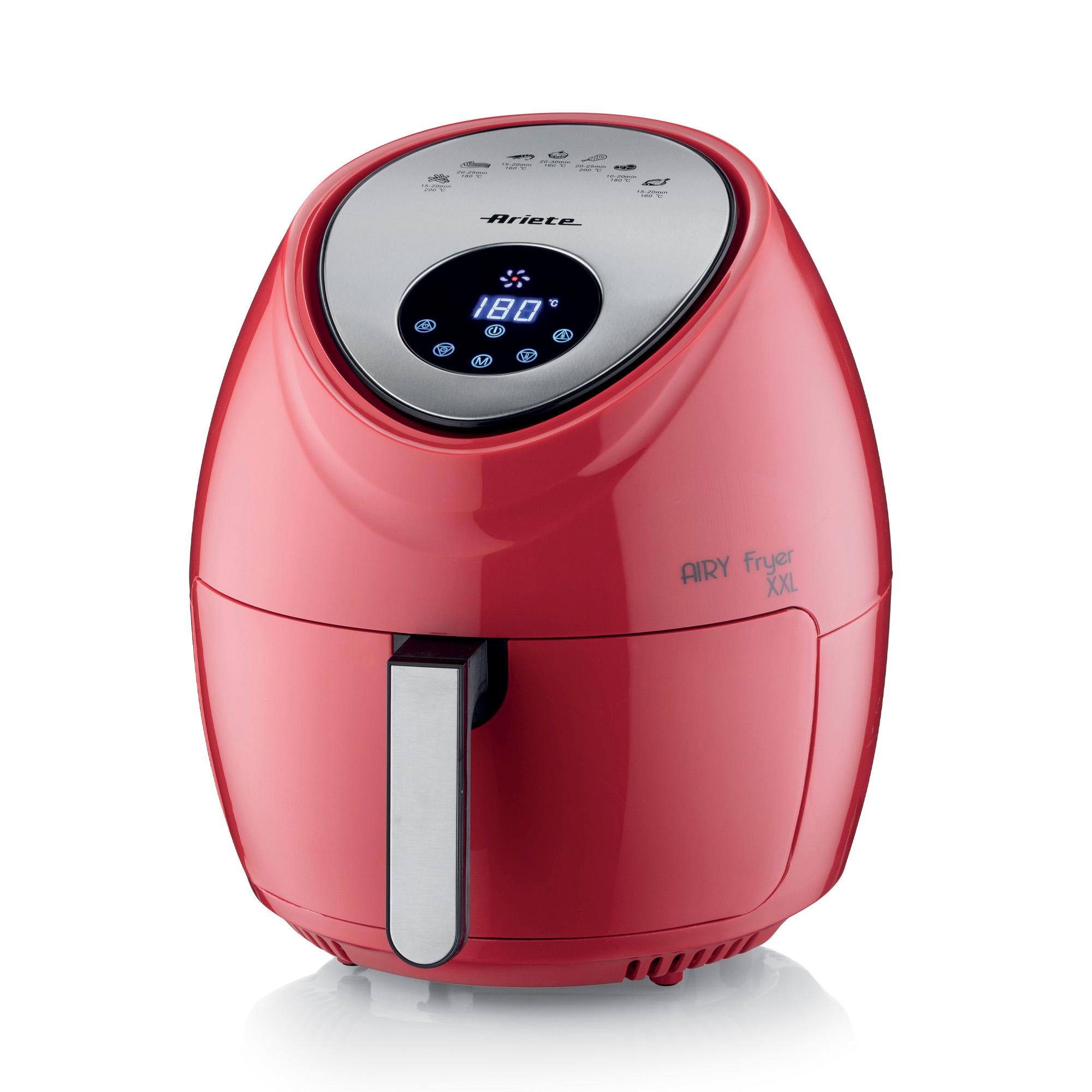 Ariete Airy Fryer XXL 4618/01 varmluftsfriture - 7 l, 1.800 W - rød billede