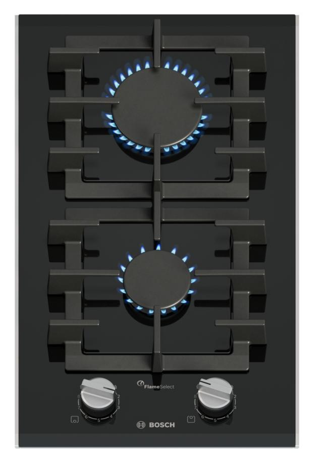 Bosch Serie 8 PRB3A6I40 gaskogeplade 30 cm - indbygget, sort