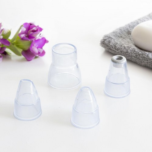 Moispa + Pore·Off - elektrisk ansigtsdamper og hudormefjerner, hvid/rosa