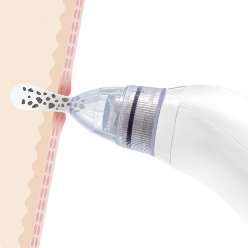 Moispa + Pore·Off - elektrisk ansigtsdamper og hudormefjerner, hvid/rosa