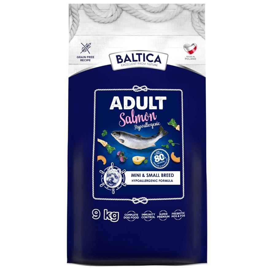 BALTICA Adult Small Breed Laks – hypoallergen tørfoder til hund – 9 kg