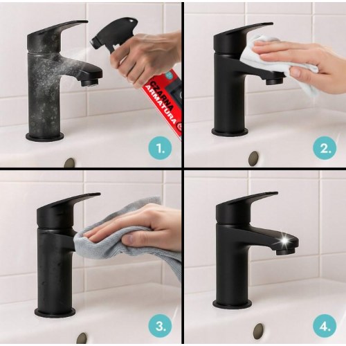 Rengøringsmiddel til sorte armaturer Frischer - 500 ml