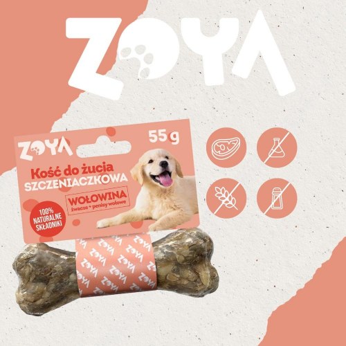 ZOYA tyggeben til hvalp – okse, hundegodbid 55 g