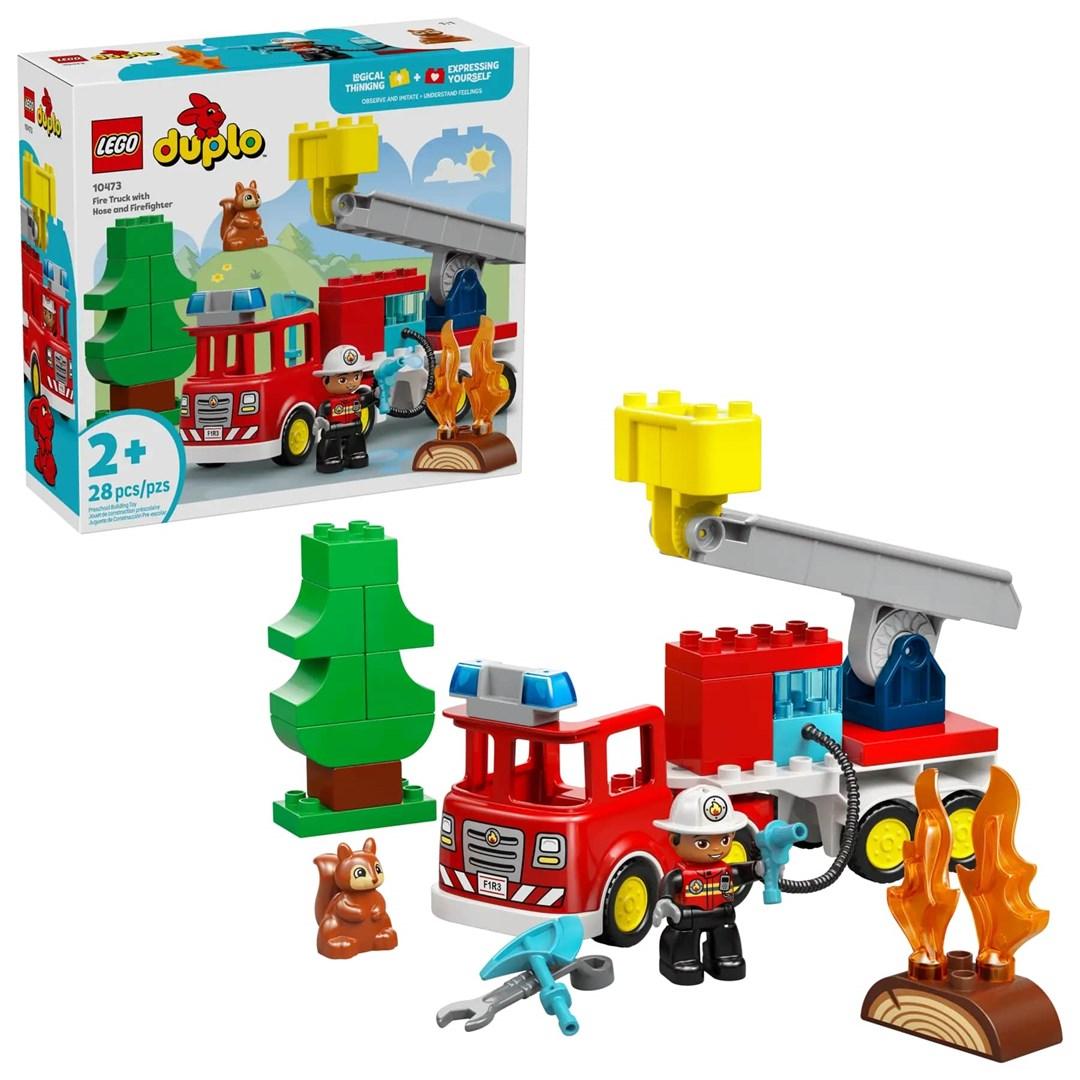LEGO DUPLO 10473 Brandbil med slange og brandmand billede