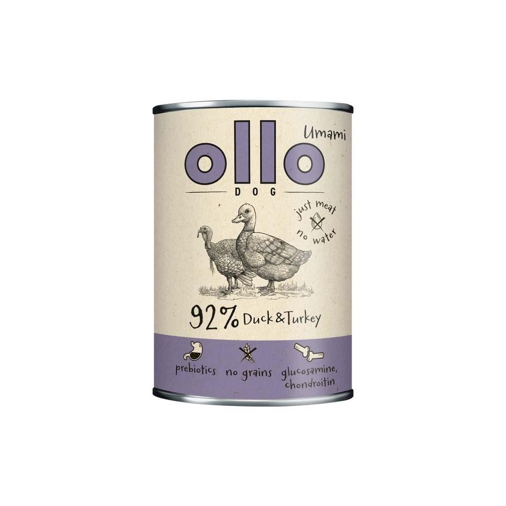 OLLO Umami vådfoder til hund – and & kalkun 850 g