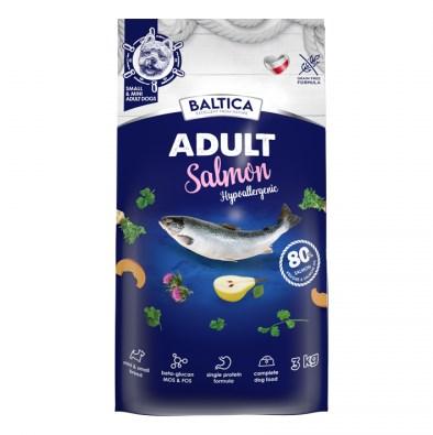 BALTICA Adult Small Breeds Laks – hypoallergen tørfoder til hunde, 3 kg
