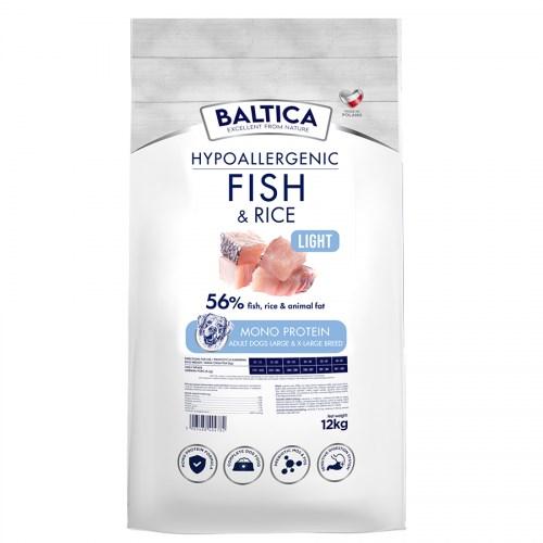 BALTICA Hypoallergenic Light Fish & Rice L/XL – tørfoder til hund – 12 kg