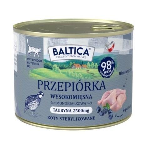 BALTICA Smage fra regionerne Vagtel - vådfoder til kat - 185 g