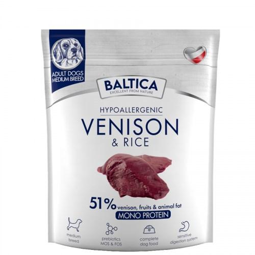 BALTICA Nutraceutic Hypoallergenic – Hjort & ris tørfoder til voksne mellemstore hunde, 1 kg
