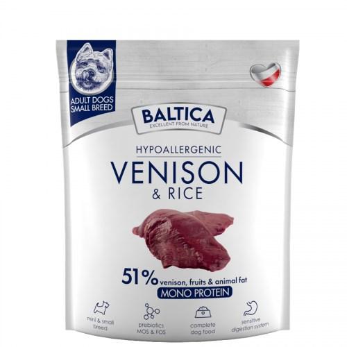 BALTICA Nutraceutic Hypoallergenic – hjort med ris til små hunde, tørfoder 1 kg