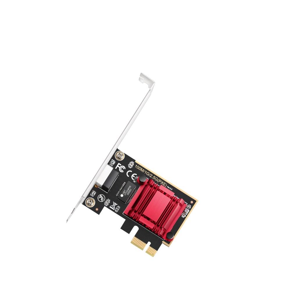 Cudy PE25 netværkskort - 2,5G Ethernet PCIe (lavprofil medfølger) billede