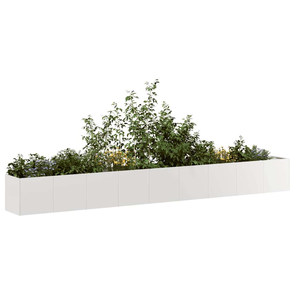 Plantekasse 360x40x40 cm rustfrit stål