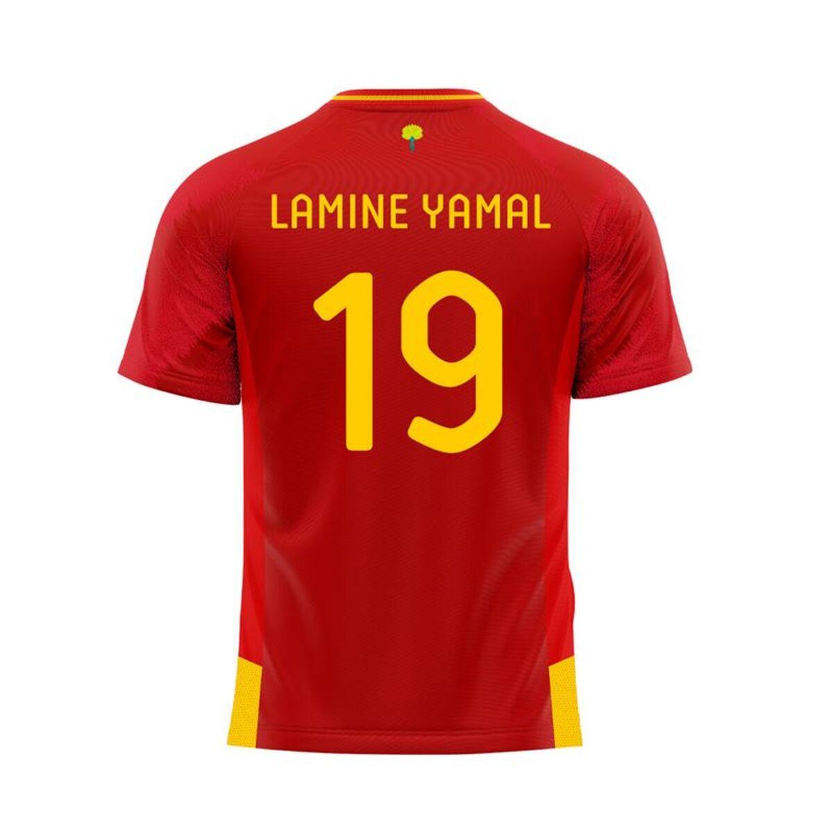 RFEF Home Jsy 24 Lamine Yamal fodboldtrøje - herre, kortærmet, L