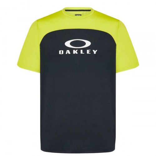 Oakley Free Ride RC SS cykeltrøje - gul/sort, L