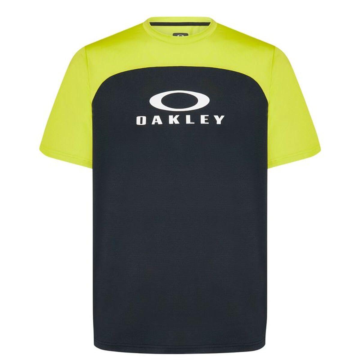 Oakley Free Ride RC SS cykeltrøje - gul/sort, L