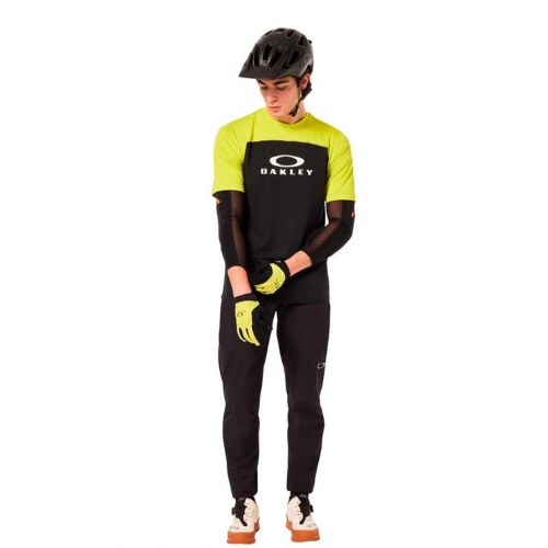 Oakley Free Ride RC SS cykeltrøje - gul/sort, L