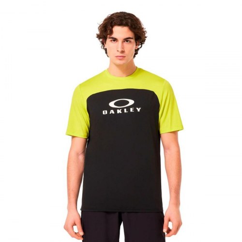 Oakley Free Ride RC SS cykeltrøje - gul/sort, L