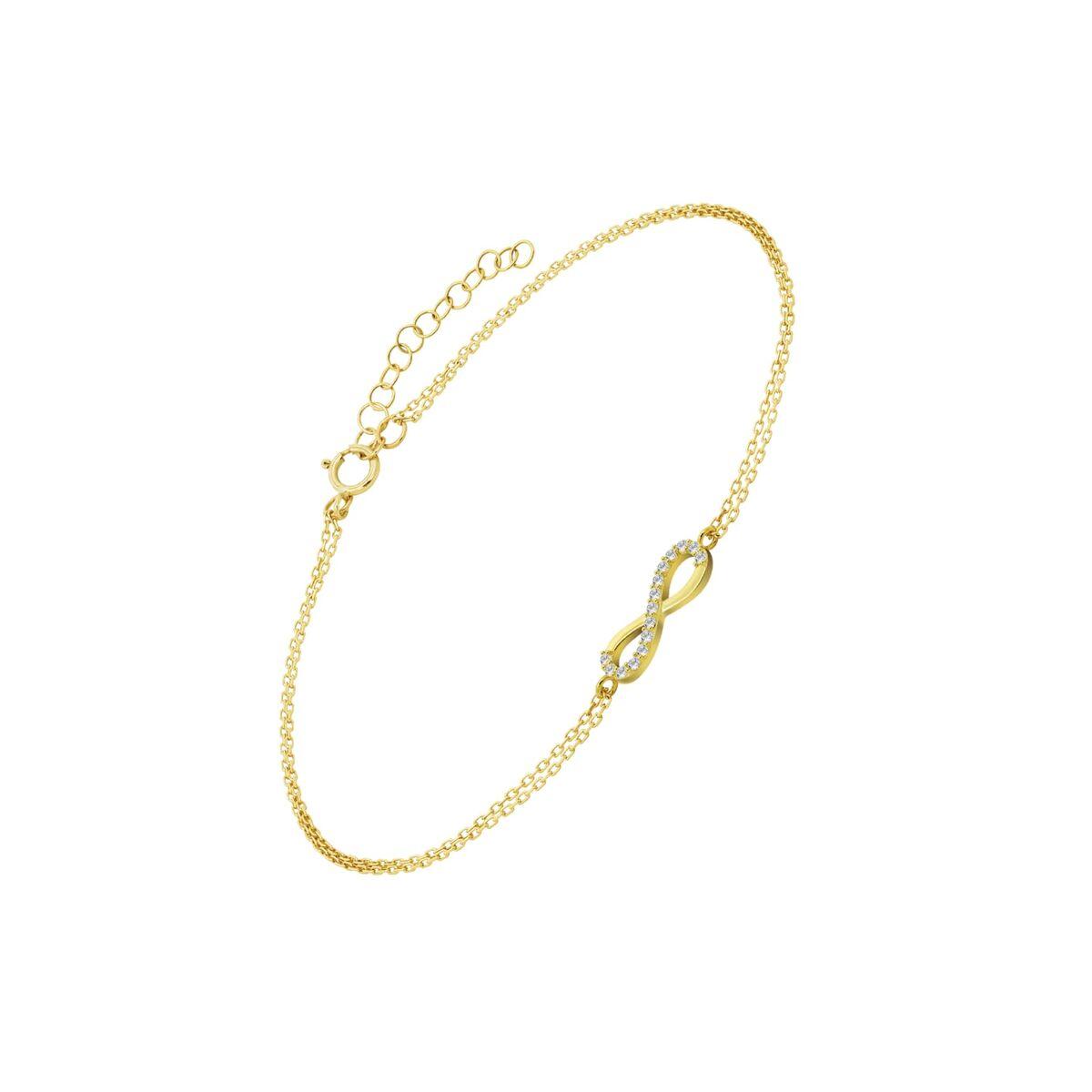 Lotus armbånd til kvinder HIN00255/19 - gylden, 19 cm