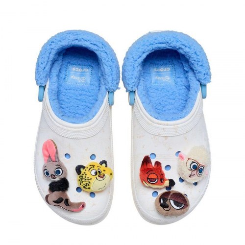 Crocs Zootopia Lined Platform Clog W - Hvid (41-42)