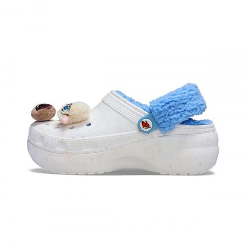 Crocs Zootopia Lined Platform Clog W - Hvid (41-42)