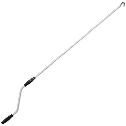 Foldemarkise manuel betjening 450 cm blå/hvid