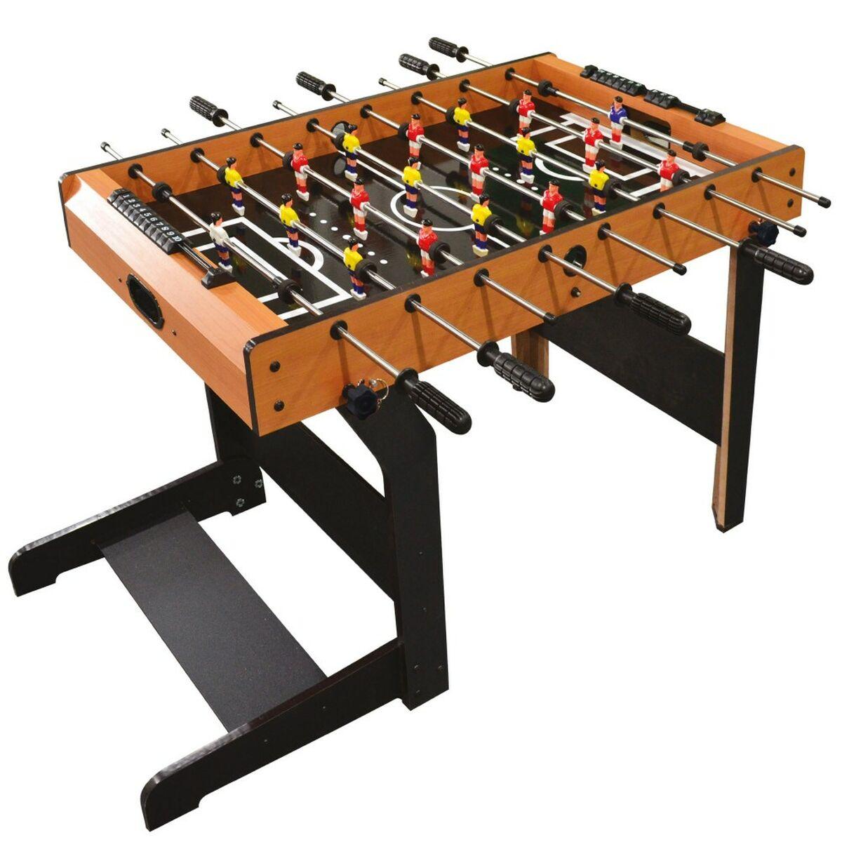 CB Games bordfodbold - foldbar, 101 × 70 × 51 cm, brun