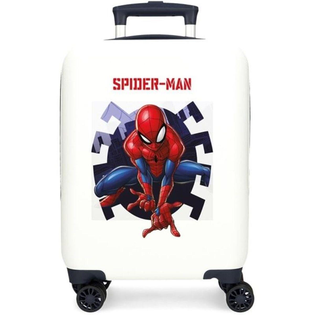 Marvel kabinekuffert - SpiderMan, hvid/multifarvet, ca. 50 cm