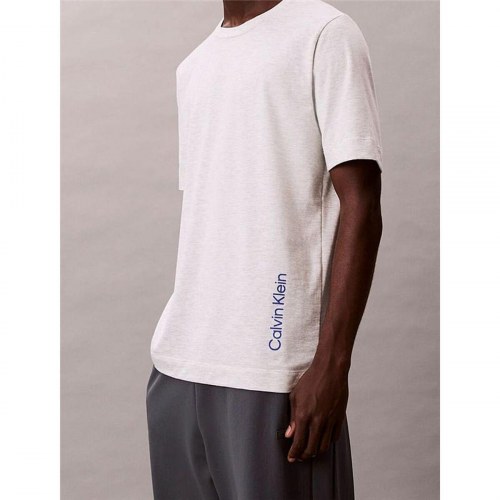 Calvin Klein Lifestyle T-shirt til mænd - hvid, kortærmet, str. L