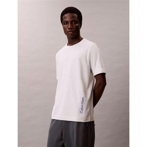 Calvin Klein Lifestyle T-shirt til mænd - hvid, kortærmet, str. L