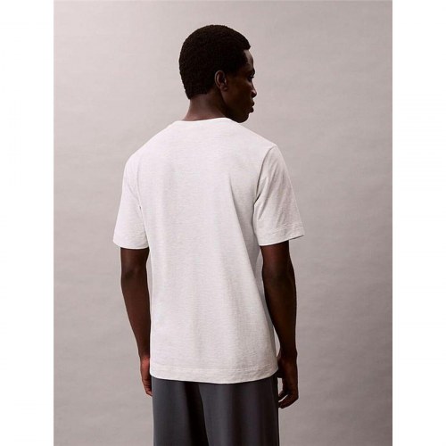 Calvin Klein Lifestyle T-shirt til mænd - hvid, kortærmet, str. L