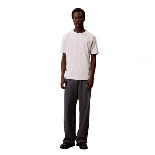 Calvin Klein Lifestyle T-shirt til mænd - hvid, kortærmet, str. L