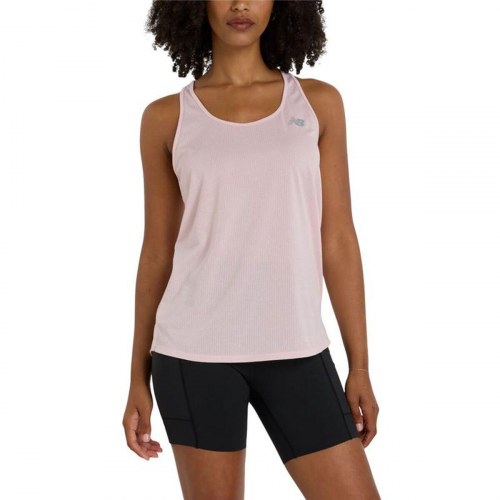 New Balance dame top uden ærmer - lyserød, XS