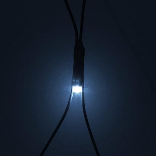 Lysnet 3×3 m med 306 LED - koldt hvidt lys til inde/ude