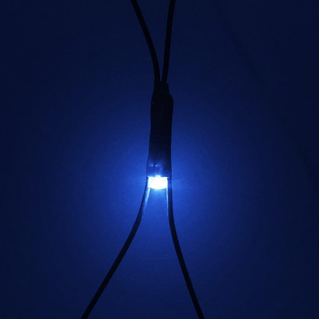 3x3 m 306 LED'er inde/ude blåt lys