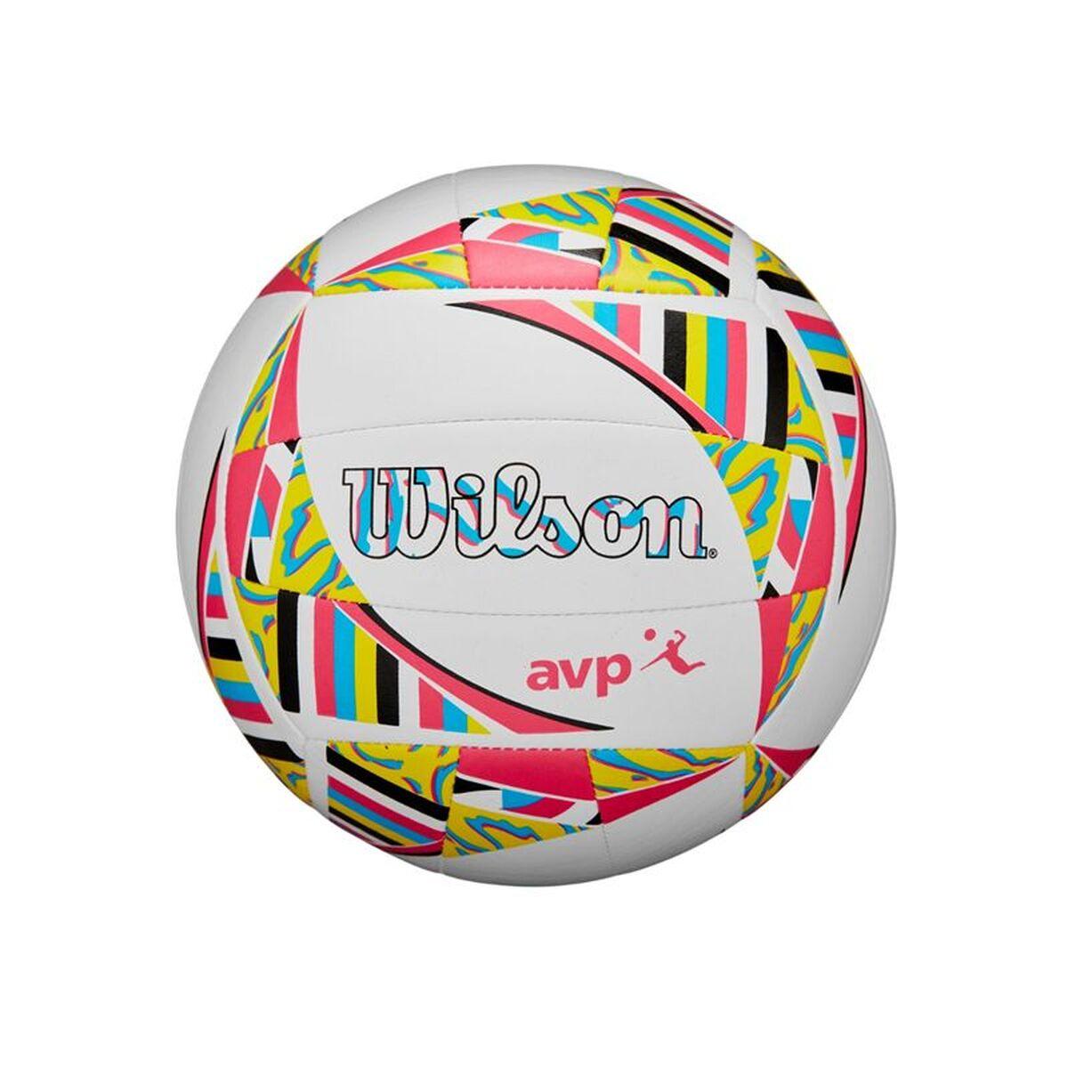 Wilson AVP Movement strandvolleyball - gul/hvid/rose, TPU